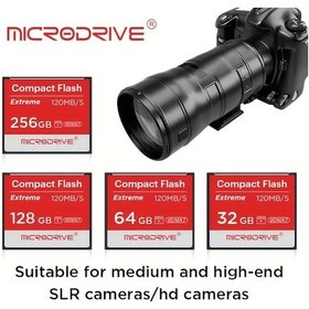 Resim Wangxi Microdrive Compact Flash Extreme 64gb Yüksek Hızlı 120mb/s Slr Ve Hd Kamera Hafıza Kartı 