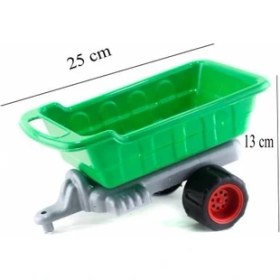 Resim Oyuncak Traktör Kepçeli Römork Set 45 cm 