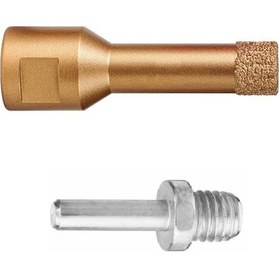 Resim 20 Mm Granit Mermer Seramik Delme Panç Spiral ve Matkap Ucu M14 