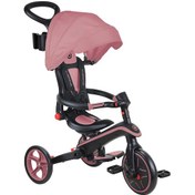 Resim Globber Explorer 4in1 Katlanabilir Bisiklet Koyu Pastel Pembe Koyu Çok Renkli Pembe 