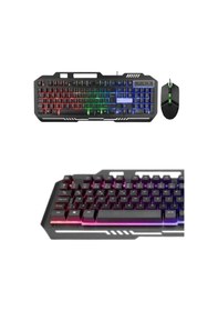 Resim Işıklı Q Klavye Mouse Seti Siyah Klavye 59966096 