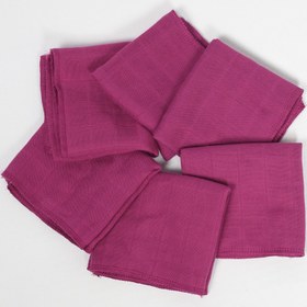 Resim LUCKKA 6'lı Müslin Ağız Mendili , Omuz Bezi , Ter Bezi Çift Kat Dikimli 35x20 cm - ZTAGIZMENDİLİ2 