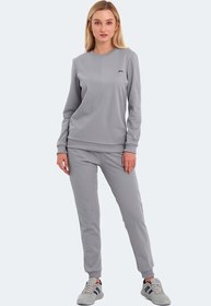 Resim Slazenger OLINDA Kadın Cepli Gri Eşofman Takımı 