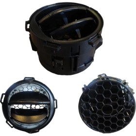 Resim Moda Garage Clio 4 Havalandırma Izgarası Yan Köşe Kısım 1 Adet Siyah 