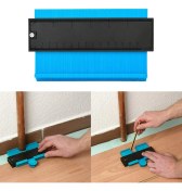 Resim Sourcingasia [bestgo]profil Ölçüsü Cetvel Kontur Ölçer Fayans Süpürgelik Laminat Profil Şablonu Ahşap Işaretleme Aracı (Yurt Dışından) 