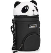 Resim Springsun Sevimli Panda Başlıklı Su Geçirmez Lens Çantası - Sony/canon/fuji Uyumlu 