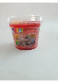Resim 500 Gr. Kinetik Kum Kovalı Kırmızı Kırmızı 