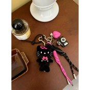 Resim Silver1 Zarif Anti-Kayıp Araba Anahtarlık Okul Çantası Çekicilik Bebek Yaratıcı Erkek ve Kadın Çift Yıldız Ayı Anahtarlık (Yurt Dışından) 