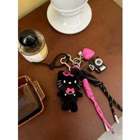 Resim Silver1 Zarif Anti-Kayıp Araba Anahtarlık Okul Çantası Çekicilik Bebek Yaratıcı Erkek ve Kadın Çift Yıldız Ayı Anahtarlık (Yurt Dışından) 