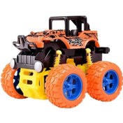 Resim Big Wheel Creative Hediyeleri İle Sürtünme Güçlü Kamyon 06-turuncu 