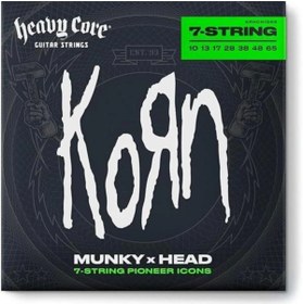 Resim AyrStore KRHCN1065 7 Korn Heavy Core Takım Elektro Gitar Teli (10/65 7/s) 