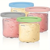 Resim Ninja Creami Pints - Renkli Kapakları, Sızdırmaz ve BPA'sız, Bulaşık Makinesinde Güvenli, Dondurma ve Smoothie Depolama İçin Mükemmel, Smoothie Depolama Çözümü|Renkli Kapaklı Kaplar|Dayanıklı Plastik 
