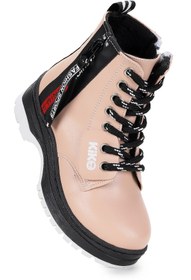 Resim Kiko Kids Fashion Cilt Fermuarlı Termo Taban Kız Çocuk Bot 