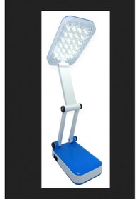 Resim Mavi Renk Portatif Katlanabilir Şarjlı Masa Lambası Taşınabilir Kamp Lambası Kitap Okuma Lambası Çok Renkli 