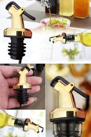 Resim Milena Life Gold Sızdırmaz 3'lü Yağdanlık Tıpası - Kapaklı Şişe Ucu, Yağdanlık Başlığı Ve Tapa Seti (3 ADET) 