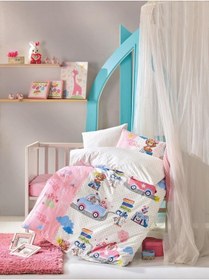 Resim Cotton Box Sevimli Seyahat Bebek Nevresim Takımı 