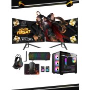 Resim Ramtech Boldy RG226 I7-10700F 32GB RTX3060-12GB 500GB Nvme M2 1tb HDD Sıvı Soğutma 24" Dual 165Hz Monitör Ultra Oyun ve Yayın Bilgisayarı 