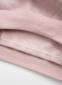 Resim Organik Pamuklu İçi Tüylü Pembe Bebek Takımı - Pembe / 3-4 Yaş 
