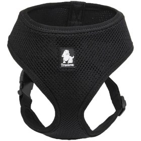 Resim Air Mesh, Siyah Köpek-Kedi Göğüs Tasması - XS 