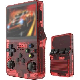 Resim Cosmostech R36S Retro El Konsolu – 3.5” 4K IPS Ekran, 20.000+ Oyun, 23 Emülatör, 64GB Hafıza Kartı, HDMI & Wi-Fi Destekli- Beyaz 