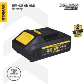 Resim Rtrmax Rtx1804p X-lion Plus Akü Yedek Batarya 4.0 Ah 