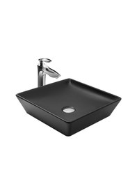 Resim Paluci Paluci Alice Matt Black Çanak Lavabo 