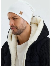 Resim Erkek Termal %100 Pamuklu Soft 2 Stil 1 Arada Bere Premium Cuts Serisi - Standart / Beyaz Beyaz 