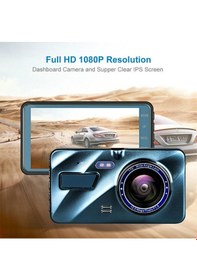 Resim Exvol Araç İçi Yol Kayıt Kamera 4'' 1296p Fhd 1.8lens+park Kamera 