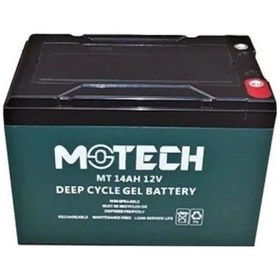 Resim Motech 14ah 12v Jel Akü (elektrikli Araç Aküsü) 