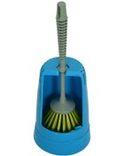 Resim Zambak Plastik Muhafazalı Wc Tuvalet Klozet Fırça Takımı Karışık 
