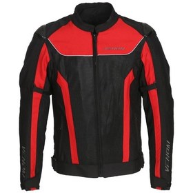 Resim Venom Motosiklet Montu Raptor Hörgüçlü Full Korumalı 4 Mevsim Motorucu Mont Black-red 