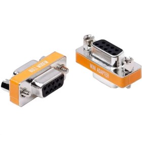 Resim Keepro Null Modem Db9 9 Pin Dişi -Dişi Seri Port Mini Null Modem RS232 Adaptörü 