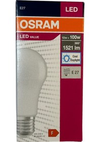 Resim Osram 13w 100w 6500k Beyaz Işık E27 Duylu Led Ampul 10 Adet 