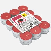 Resim Kokulu Tealight 24'lü Mum Seti Kırmızı 