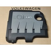 Resim OEM Vw Polo 1.6 Tdı Cay 2010-2013 Motor Üst Koruma Kapağı Izolasyonlu 