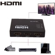 Resim Ir Alicili Hdmi Çoklayıcı 3 Port Switch 4678P Kumanda Çoklu Cihaz 