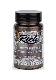 Resim Rich Multi Surface Titanium Metalik Boya 90 Cc. N 2542 Taş Gri 