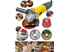 Resim Bakır Sargılı Metal Şanzıman Seti 115 mm Taşlama ve Kesme Makinesi 