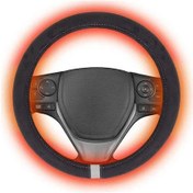 Resim 12v Isıtmalı Direksiyon Kılıfı Tangle 0 Tasarım Araba Isıtma El Isıtıcısı 15in Kiti 