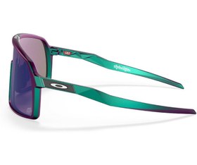 Resim Oakley Sutro Bisiklet Güneş Gözlüğü TroyLeeDesign Matte Purple Green Shift Prizm Jade 