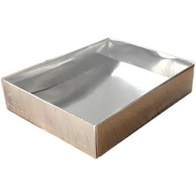 Resim Asetat Kapaklı Karton Kutu 12X15X3 25 Adet Metalik Gümüş N11.9103 