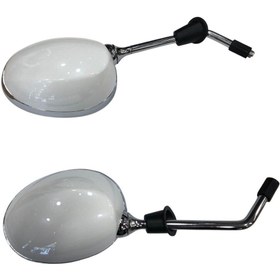 Resim ESPADA Kuba Brıllıant 125 Ayna Takımı 10mm Beyaz Espada 