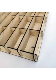 Resim Hobi Araba Rafı 100 Araçlık Akçaağaç Kişiye Özel Isimli 