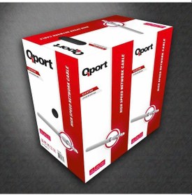 Resim QPORT Q-CAT6 305 MT UTP CAT6 NETWORK KABLO G I 23AWG 0.57MM 