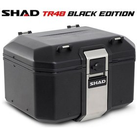 Resim SHAD TR-48 BLACK MOTOSİKLET ARKA ÇANTA 