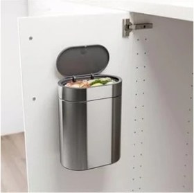 Resim Brogrund Dokunmatik Çöp Kutusu Gri 