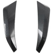 Resim Nissan Navara Np300 2016-2021 İç Mekan Dekorasyonu, Abs Karbon Fiber Siyah Konsol Paneli Kaplama, Kolay Kurulum Aksesuarı 