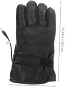 Resim 1 Çift Isıtma Eldivenleri Fırın Eldiveni Barbekü Eldivenleri Şarj Eldivenleri Etiket Etiket Etiketleri Erkek Eldivenleri Ağır Hizmet Tipi Fermuarlar Kaşık Sapı Black Suni Deri iplusmile 