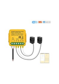 Resim Vkemall Tuya Wifi Akıllı Elektrik Sayaç 2 Yollu - Gerçek Zamanlı Güç İzleme, Enerji Tüketim İstatistiği, Akıllı Ev Uyumlu Google Home 
