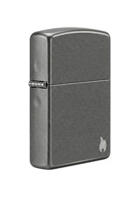 Resim Zippo Flame Dizayn Çakmak - Gray Dusk Gri 